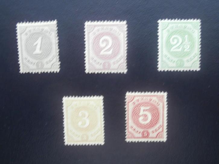 CURACAO 1889-1891 CIJFERSERIE, Postzegels en Munten, Postzegels | Nederlandse Antillen en Aruba, Postfris, Verzenden