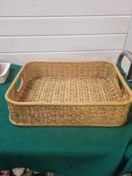 Rotan mand dienblad vintage, Huis en Inrichting, Ophalen of Verzenden, 'T Olde Gre-j, Info@toldegrej.nl, Endepoelstraat 20f Didam