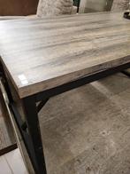 Industriële Eettafel - 4 persoons metalen poten, Ophalen, ., Zo goed als nieuw, .