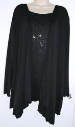 Gabriella Vicenza top maat 52, Kleding | Dames, Ophalen of Verzenden, Zo goed als nieuw, Zwart, Shirt of Top