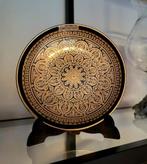 Oro De Ley (goud) kobaltblauw bord van Artesanias Beth, Ophalen of Verzenden