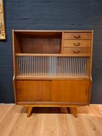 Vintage highboard wandkast wandmeubel kast jaren 60 70, Huis en Inrichting, Kasten | Wandmeubels, .., Minder dan 150 cm, ..., 25 tot 50 cm