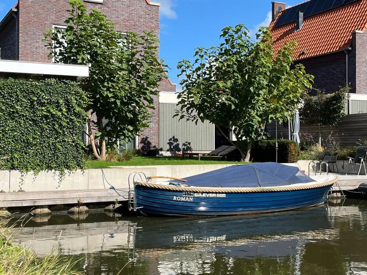 Clever Roman 685 sloep inclusief trailer, Watersport en Boten, Sloepen, Gebruikt, 10 tot 30 pk, 6 meter of meer, Buitenboordmotor