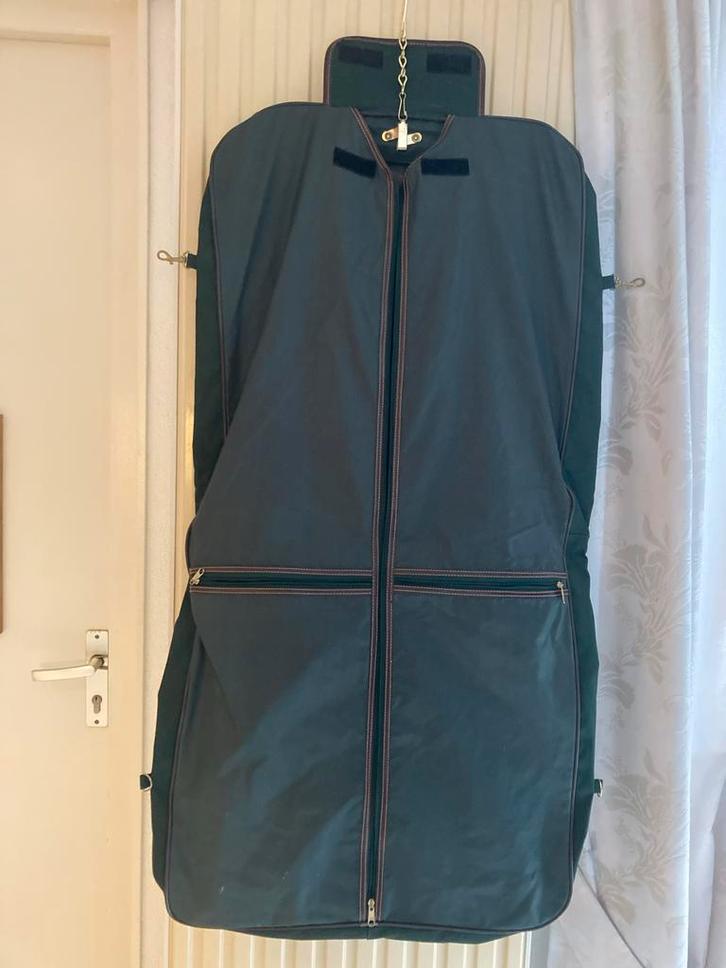 Luxe Groen/Bruine Reistas voor Pakken, Kleding | Heren, Kostuums en Colberts, Zo goed als nieuw, Overige maten, Groen, Ophalen of Verzenden