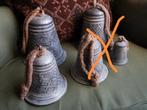 Kerstklokken kerstbellen metaal zink, +-20cm! 2st Miekje, ., Ophalen of Verzenden, Zo goed als nieuw, .