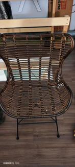 Rotan Loungestoel, Ophalen, Gebruikt, Eenpersoons, Minder dan 75 cm
