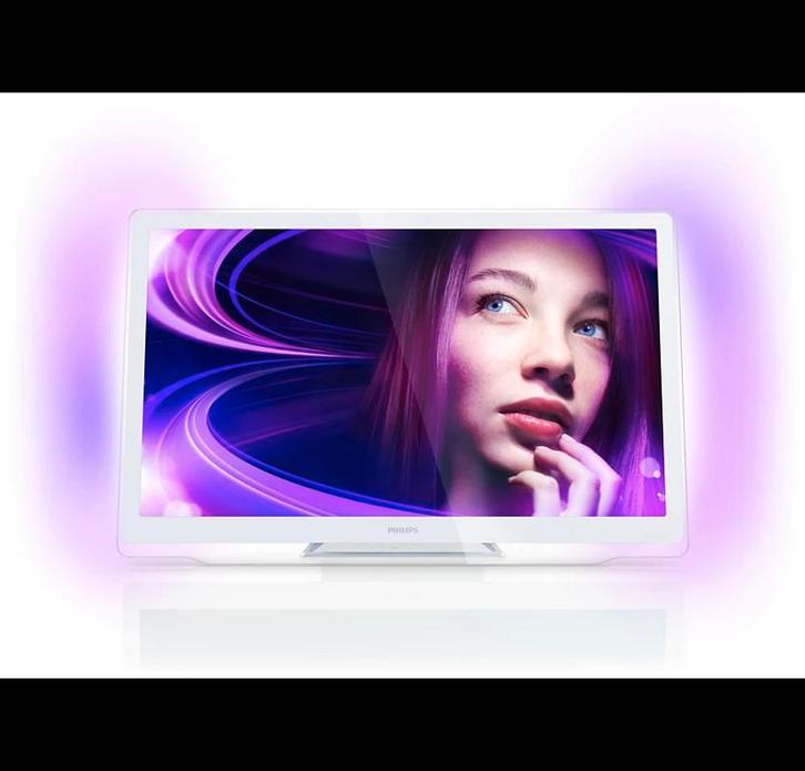 Philips 32 inch Ambilight TV - Wit, Audio, Tv en Foto, Televisies, Zo goed als nieuw, LED, 60 tot 80 cm, Full HD (1080p), Philips