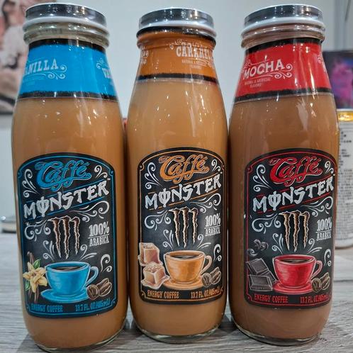 Monster Energy - Caffé set, Verzamelen, Blikken, Nieuw, Frisdrank, Overige merken, Ophalen of Verzenden