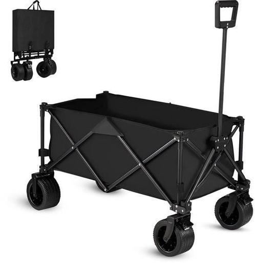Bolderkar Opvouwbaar - Bolderwagen 120 liter inhoud, Caravans en Kamperen, Bolderkarren, Nieuw, Opvouwbaar, Ophalen of Verzenden