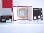 Cartier Santos Bureau/Reiswekker Met Alarm full set ., Ophalen of Verzenden, Gebruikt