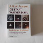 De Staat van Verschil - P.H.A. Frissen, Gelezen, P.H.A. Frissen, Verzenden, Politiek en Staatkunde