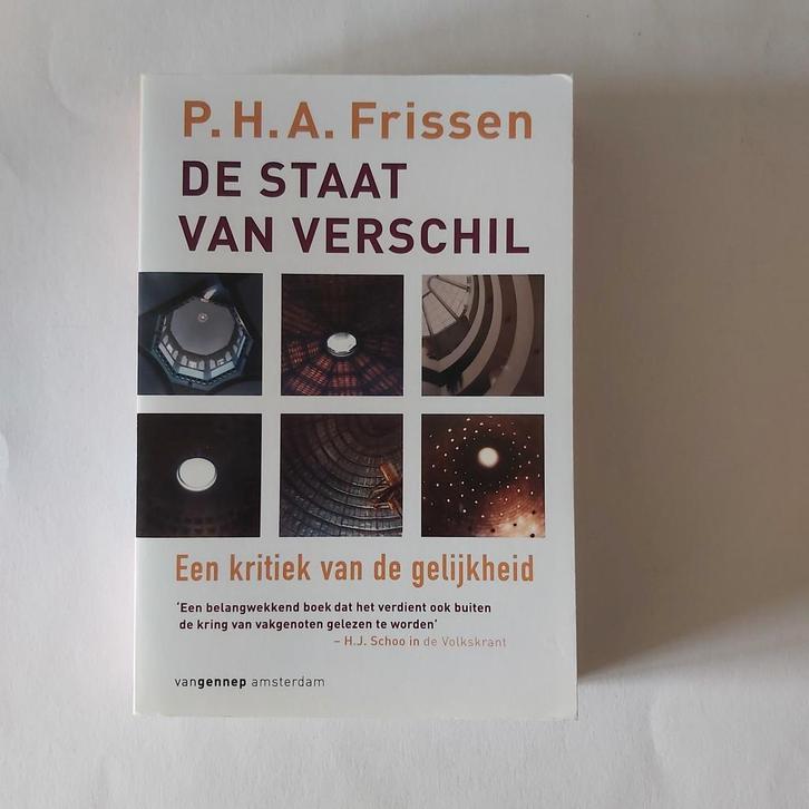 De Staat van Verschil - P.H.A. Frissen, Boeken, Politiek en Maatschappij, Gelezen, Politiek en Staatkunde, Nederland, Verzenden