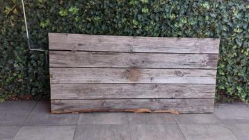 Gratis tafelblad tuintafel 212x99 cm verouderd steigerhout beschikbaar voor biedingen