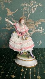 Aelteste volkstedt porselein danseres Fanny Elsler groot, Antiek en Kunst, Ophalen