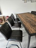 Pu leren stoelen 6 stuks, Huis en Inrichting, Stoelen, Ophalen, Zo goed als nieuw, Vijf, Zes of meer stoelen