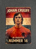 Aluminium wandbord Johan Cruijff, Ophalen of Verzenden, Nieuw, Schilderij, Minder dan 50 cm