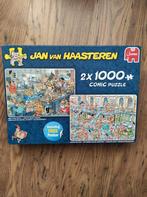 Jan Van Haasteren puzzel 2 x 1000 stukjes Kerst, Ophalen of Verzenden, Zo goed als nieuw