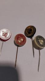 4 Vintage Puch Speldjes uit de jaren 60, Verzamelen, Speldjes, Pins en Buttons, Ophalen of Verzenden, Gebruikt, Merk, Speldje of Pin
