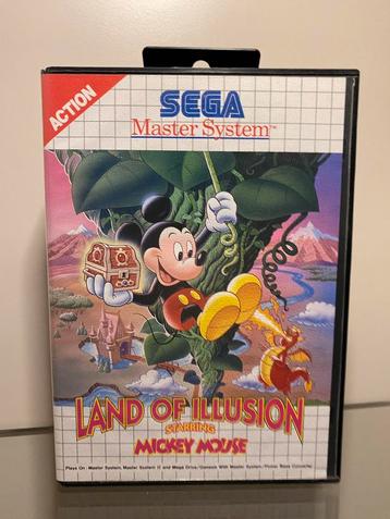 Mickey Mouse Land of Illusion Sega Master System CIB beschikbaar voor biedingen
