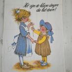 Vintage Sarah Key Hollie Hobbie gordijntje keukenrek doek, Overige kleuren, Zo goed als nieuw, 50 tot 100 cm, Ophalen of Verzenden