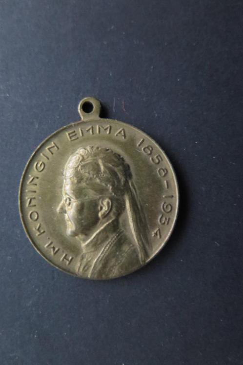 medaille emma 1858-1934 brons, Postzegels en Munten, Penningen en Medailles, Overige materialen, Nederland, Verzenden