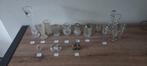 Diverse glazen en stelletjes, Antiek en Kunst, Ophalen of Verzenden