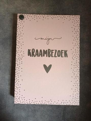 Mijn kraambezoek boek 50 pagina's hippe kaartjes nieuw beschikbaar voor biedingen