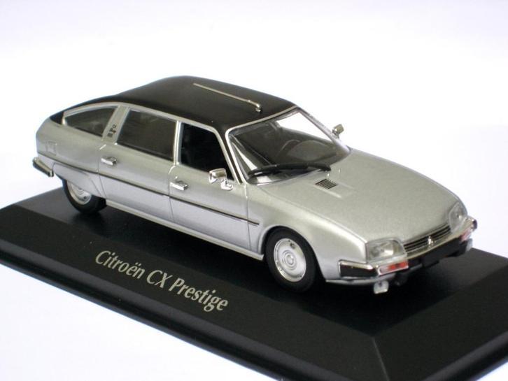 Citroen CX Prestigeserie 1 zilvergrijs Maxichamps 1:43, Hobby en Vrije tijd, Modelauto's | 1:43, Nieuw, Auto, MiniChamps, Ophalen of Verzenden