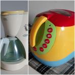 Koffiezetter friteuse kinderkeuken keukentje, Kinderen en Baby's, Speelgoed | Houten speelgoed, Ophalen, Gebruikt, Overige typen