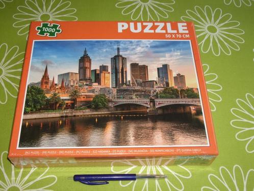 Nieuw in seal: Puzzel met skyline van New York - 1000 st, Hobby en Vrije tijd, Denksport en Puzzels, Nieuw, Legpuzzel, 500 t/m 1500 stukjes