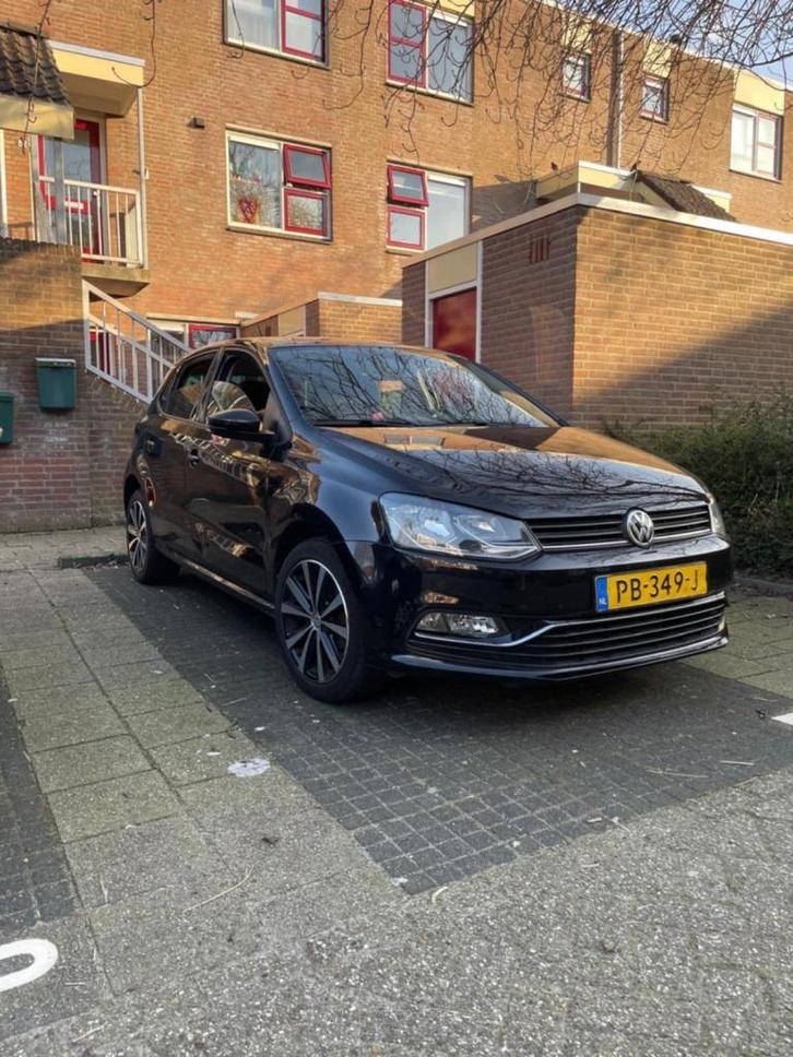 Volkswagen Polo 1.0 TSI 81KW 5D BMT 2017 Zwart, Auto's, Volkswagen, Particulier, Polo, Benzine, Euro 6, B, Hatchback, Handgeschakeld
