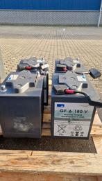 4x 6V Gel Accu's + Lader, Ophalen, Gebruikt, Universele onderdelen