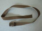Groen bruine canvas riem van  Human Nature, Kleding | Heren, Riemen en Ceinturen, 95 tot 105 cm, Bruin, Ophalen of Verzenden, Zo goed als nieuw