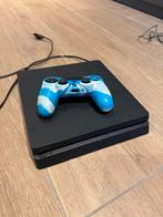 PS4 met 2 controllers en verschillende spellen, Met 2 controllers, Ophalen of Verzenden, Slim, 500 GB