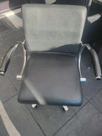 Kappers knip stoel, Ophalen, Gebruikt, Zwart, Leer