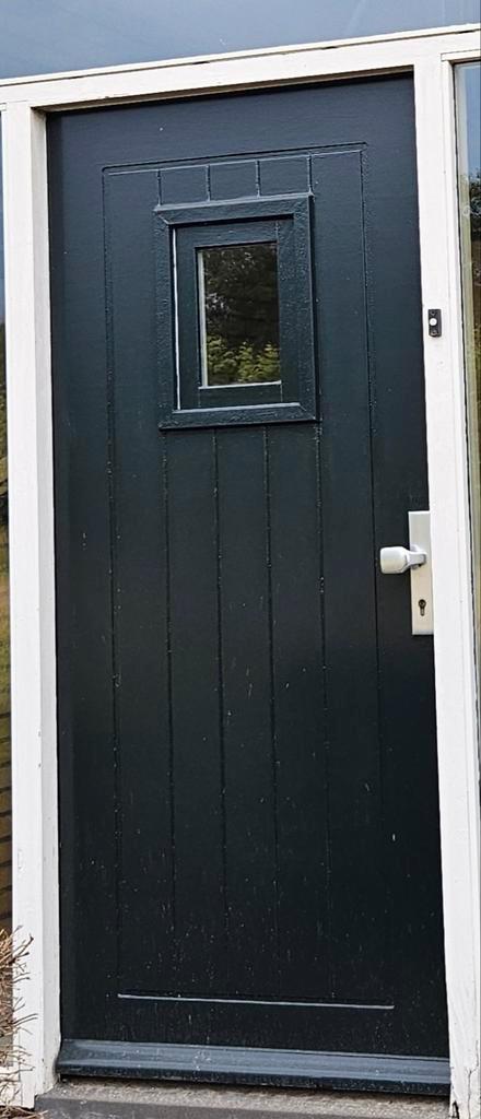 Voordeur / buitendeur, Doe-het-zelf en Verbouw, Deuren en Horren, Gebruikt, Buitendeur, 200 tot 215 cm, Ophalen