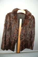Dames bontjas nerts maat L, Kleding | Dames, Jassen | Winter, Ophalen, Zo goed als nieuw, Maat 38/40 (M), Bruin