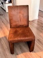 6 suede eetkamer stoelen, Huis en Inrichting, Ophalen, Zo goed als nieuw, Bruin, Vijf, Zes of meer stoelen