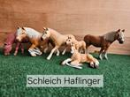 Schleich Haflinger met of zonder vaantje, Ophalen of Verzenden, Paard, Beeldje of Figuurtje