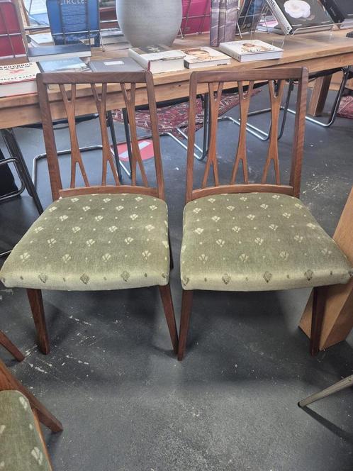4 Vintage stoelen - Brits meubelmerk G-Plan €95,- per stuk., Antiek en Kunst, Antiek | Meubels | Stoelen en Banken, Ophalen