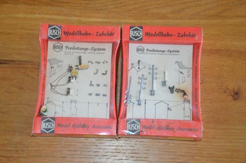 Busch Freileitungs system 5515 en 5527 gesealed, Hobby en Vrije tijd, Modeltreinen | H0, Zo goed als nieuw, Gelijkstroom of Wisselstroom