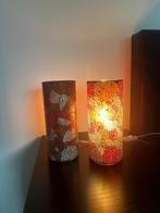 Design Mozaïek (nacht/ tafel) lampjes/ lampen, Minder dan 50 cm, Glas, Gebruikt, Ophalen of Verzenden