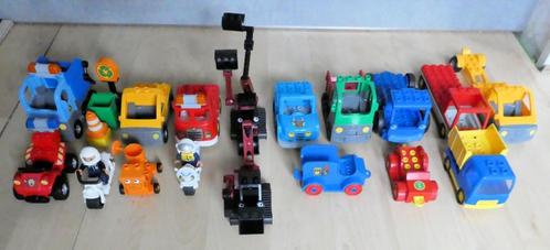 Heel veel duplo duplo voertuigen o.a. vuilniswagen etc., Kinderen en Baby's, Speelgoed | Duplo en Lego, Gebruikt, Duplo, Ophalen of Verzenden