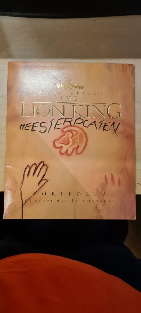 Walt Disney - The Lion King Masterpiece Portfolio Lithograaf, Verzamelen, Disney, Gebruikt, Plaatje of Poster, Leeuwenkoning of Jungle Boek