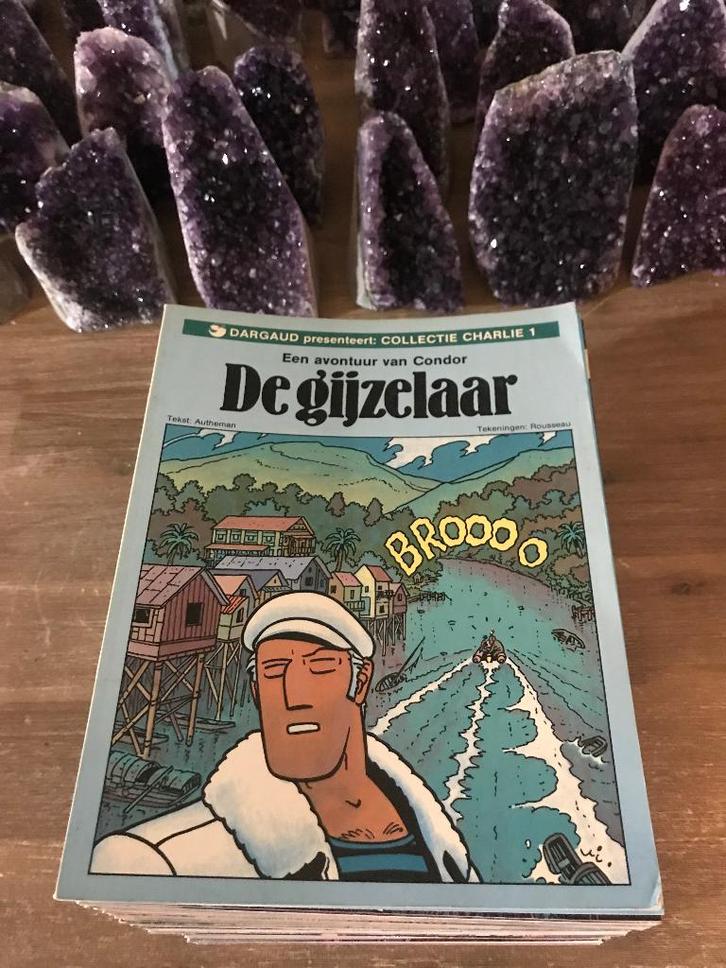 Collectie Charlie serie 1 t/m 54 compleet en in mooie staat., Boeken, Stripboeken, Zo goed als nieuw, Complete serie of reeks