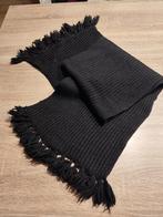 zwarte sjaal, Ophalen of Verzenden, Gedragen, Maat 46/48 (XL) of groter, Sjaal