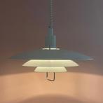 witte XL Deense LAMP + trekpendel vintage ala Poulsen retro, Gebruikt, Ophalen of Verzenden, Vintage Mid Century Deens Design Scandinavisch Nordic retro
