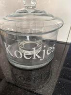 Grote glazen koek snoep bonbon pot, Ophalen, Zo goed als nieuw