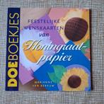 Feestelijke wenskaarten  van honingraatpapier, Ophalen of Verzenden, Zo goed als nieuw, Overige thema's