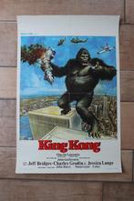 filmaffiche King Kong 1976 Jeff Bridges filmposter, Verzamelen, Ophalen of Verzenden, A1 t/m A3, Film en Tv, Rechthoekig Staand